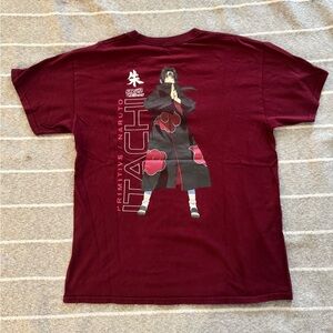 Primitive Maroon Itachi Graphic Tee